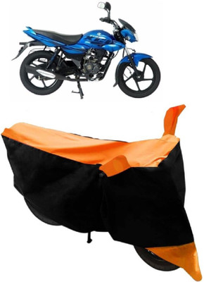 APNEK Two Wheeler Cover for Bajaj(XCD 125cc, Orange)