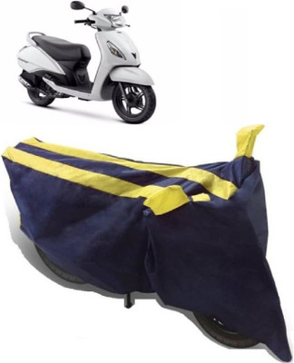 THE REAL ARV Waterproof Two Wheeler Cover for TVS(Jupiter, Yellow)