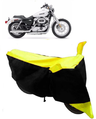 AutoRock Two Wheeler Cover for Harley Davidson(XL 1200, Yellow)