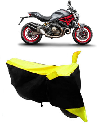 THE REAL ARV Waterproof Two Wheeler Cover for Ducati(Monster 821, Yellow)