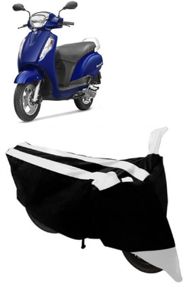 AutoRock Two Wheeler Cover for Suzuki(Access, White)