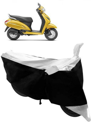 AutoKick Two Wheeler Cover for Honda(Activa 5G, White)