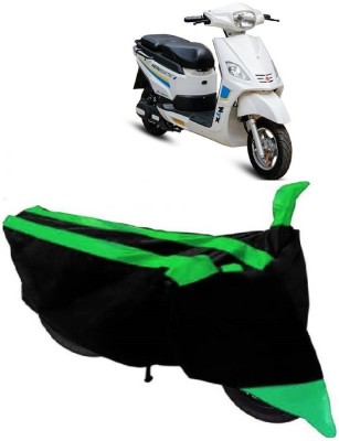 Elegance Two Wheeler Cover for Hero(Electric, Green)