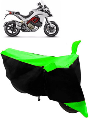 AutoKick Two Wheeler Cover for Ducati(Multistrada, Green)