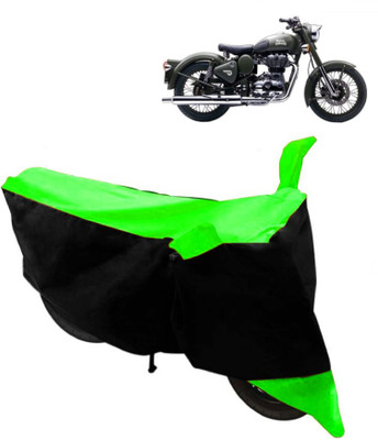 AutoRock Two Wheeler Cover for Royal Enfield(Beat, Green)