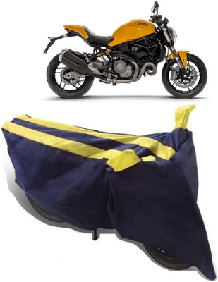 THE REAL ARV Waterproof Two Wheeler Cover for Ducati(Monster 82, Yellow)