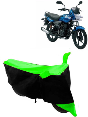 AutoRock Two Wheeler Cover for Bajaj(Platina 100 DTS-i, Green)
