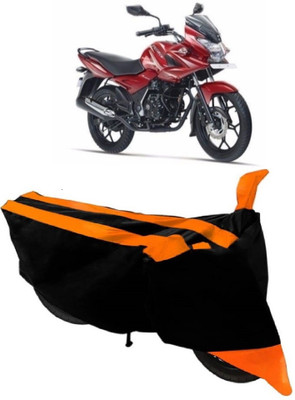 Elegance Two Wheeler Cover for Bajaj(Discover 150 f, Orange)