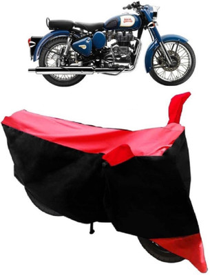 Everland Two Wheeler Cover for Royal Enfield(Bullet 350, Red)