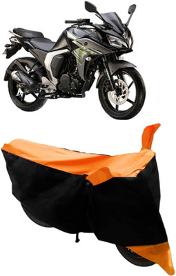 AutoKick Two Wheeler Cover for Yamaha(Fazer, Orange)