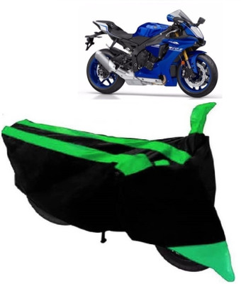 AutoKick Two Wheeler Cover for Yamaha(YZF R1, Green)