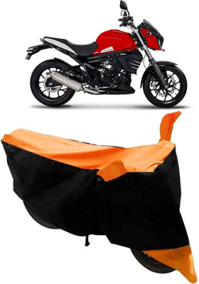 AutoRock Two Wheeler Cover for Mahindra(MOJO XT 300, Orange)
