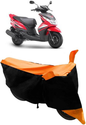 Elegance Two Wheeler Cover for Yamaha(Ray Z, Orange)