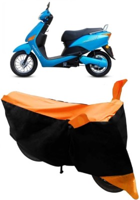 AutoKick Two Wheeler Cover for Hero(Electric Optima, Orange)