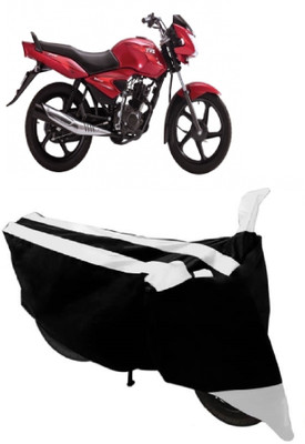 AutoKick Two Wheeler Cover for TVS(Jive, White)