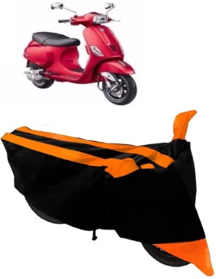 Elegance Two Wheeler Cover for Piaggio(Vespa SXL, Orange)