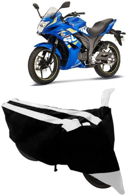 APNEK Two Wheeler Cover for Suzuki(Gixxer SF, White)
