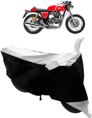 Elegance Two Wheeler Cover for Royal Enfield(Continental GT, White)