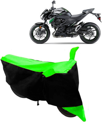 AutoKick Two Wheeler Cover for Kawasaki(Z800, Green)