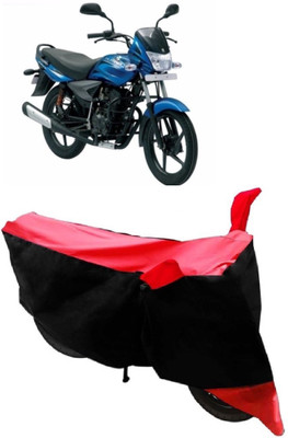 APNEK Two Wheeler Cover for Bajaj(Platina 100 DTS-i, Red)