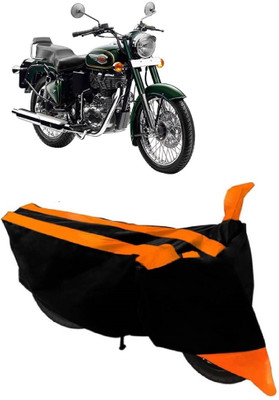 APNEK Two Wheeler Cover for Royal Enfield(Bullet 500, Orange)