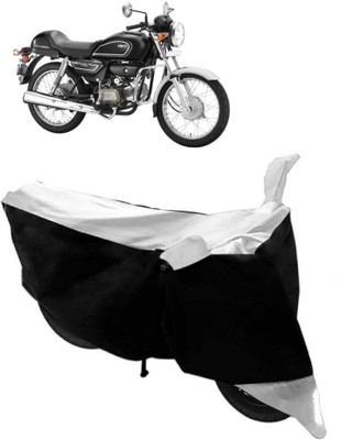 Elegance Two Wheeler Cover for Hero(Splendor Pro Classic, White)