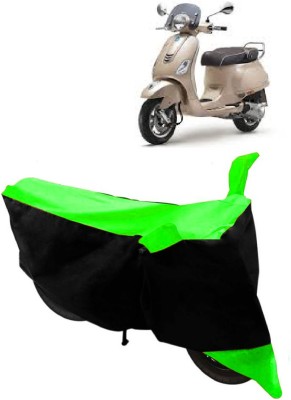 AutoKick Two Wheeler Cover for Piaggio(Vespa VXL, Green)