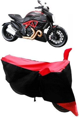 AutoKick Two Wheeler Cover for Ducati(Diavel, Red)