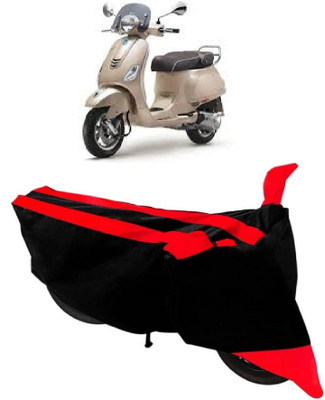 AutoKick Two Wheeler Cover for Piaggio(Vespa VXL, Red)