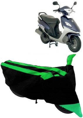 AutoKick Two Wheeler Cover for Bajaj(Fusion, Green)