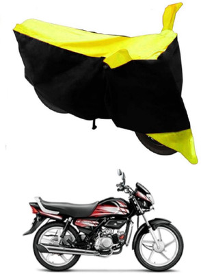 AutoKick Two Wheeler Cover for Hero(HF Deluxe, Yellow)