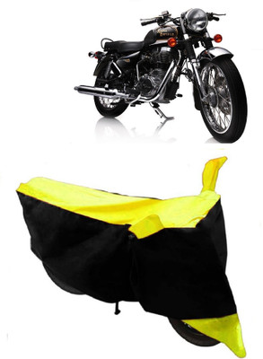 Elegance Two Wheeler Cover for Royal Enfield(Electra Delux, Yellow)