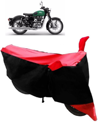 APNEK Waterproof Two Wheeler Cover for Royal Enfield(Twin, Red)