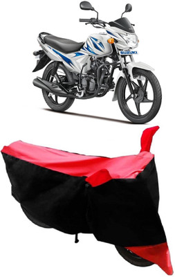 THE REAL ARV Waterproof Two Wheeler Cover for Suzuki(Hayate, Red)