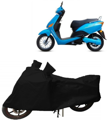 Elegance Two Wheeler Cover for Hero(Electric Optima, Black)