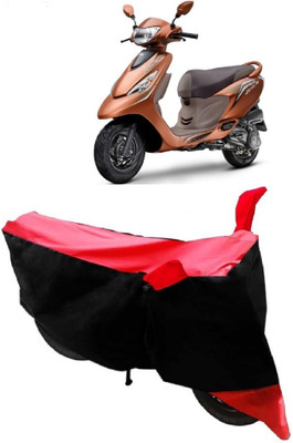 AutoKick Two Wheeler Cover for TVS(Zest, Red)