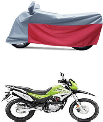 BikenWear Waterproof Two Wheeler Cover for Hero(Impulse, Grey, Red)