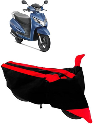 AutoKick Two Wheeler Cover for Honda(Activa, Red)