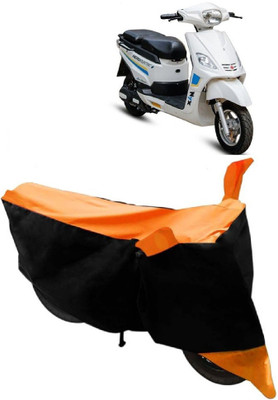 APNEK Waterproof Two Wheeler Cover for Hero(Electric, Orange)