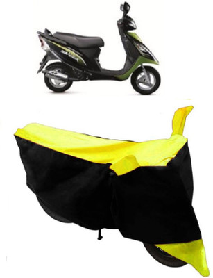 AutoKick Two Wheeler Cover for TVS(Scooty Streak, Yellow)