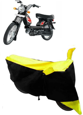AutoKick Two Wheeler Cover for TVS(Heavy Duty Super XL, Yellow)