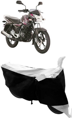 AutoKick Two Wheeler Cover for Bajaj(Discover 150 s, White)