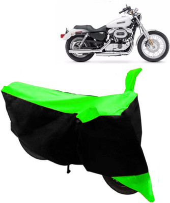 APNEK Two Wheeler Cover for Harley Davidson(XL 1200, Green)