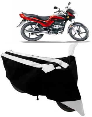 AutoKick Two Wheeler Cover for Hero(Passion Plus, White)