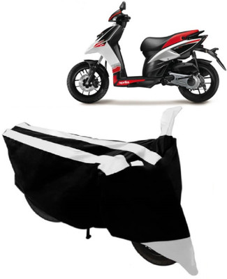 AutoKick Two Wheeler Cover for Aprilia(SR 125, White)