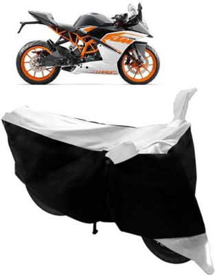 AutoKick Two Wheeler Cover for KTM(RC 200, White)