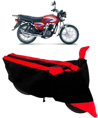 AutoKick Two Wheeler Cover for TVS(Max, Red)