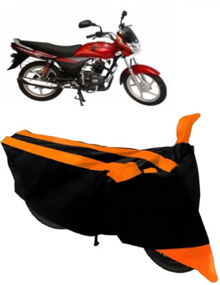 Elegance Two Wheeler Cover for Bajaj(Platina, Orange)