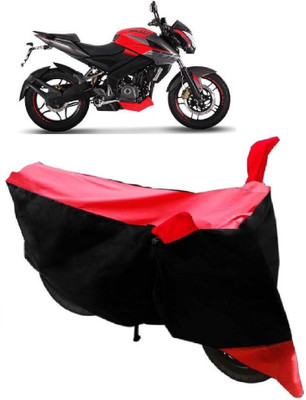 AutoRock Two Wheeler Cover for Bajaj(Pulsar 200 NS DTS-i, Red)