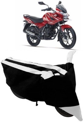 AutoKick Two Wheeler Cover for Bajaj(Discover 150 f, White)